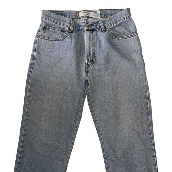 Vintage Levi’s 550 Men’s Relaxed Tapered Jeans 32x28 (Tag 33x30) Blue Stonewash - Picture 4 of 11